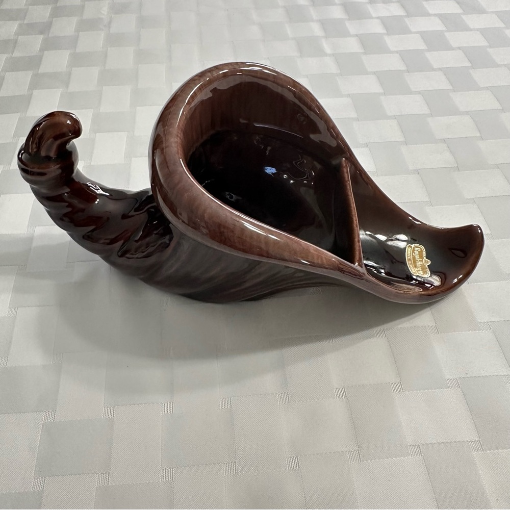 Ceramic Cornucopia Horn